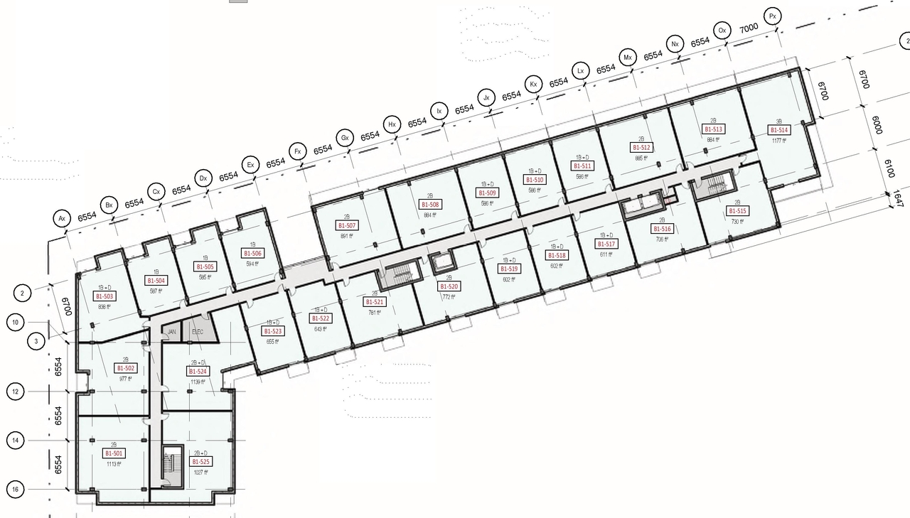 Floor plan for project from page 39 of the file '2023-01-22 Design Brief D02-02-22-0038'