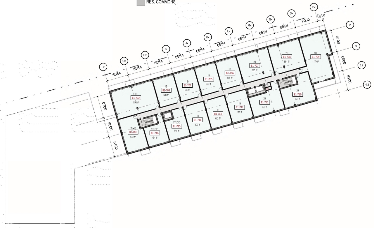 Floor plan for project from page 40 of the file '2023-01-22 Design Brief D02-02-22-0038'