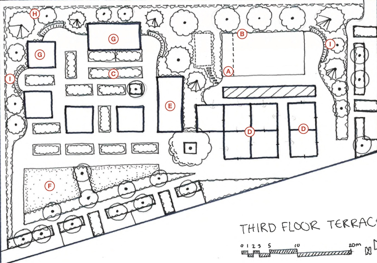 Construction site plan for project from page 54 of the file '2023-01-22 Design Brief D02-02-22-0038'