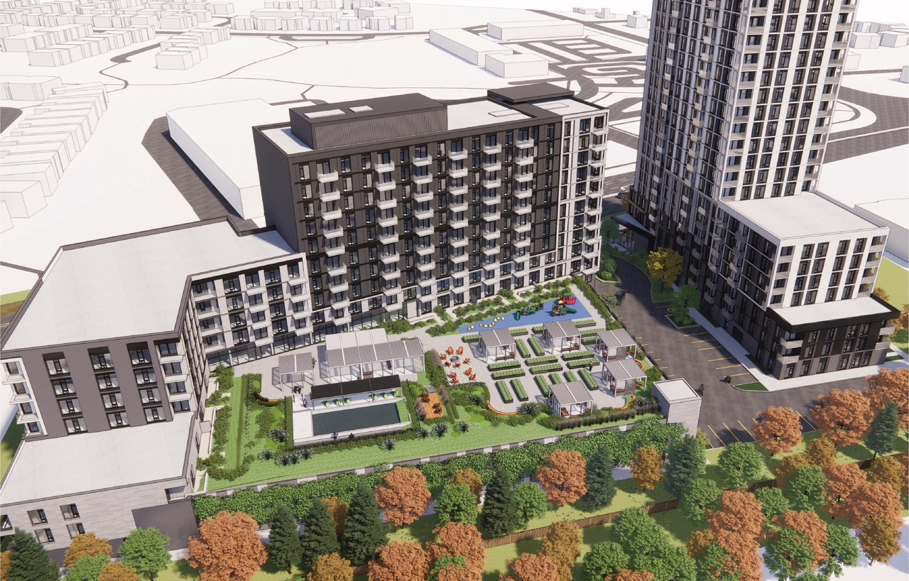 Rendering of building from page 10 of the file '2024-06-18 - Design Brief Revision - D02-02-22-0038'