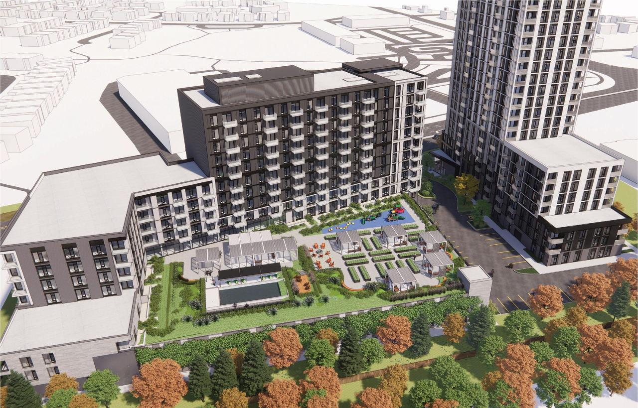 Rendering of building from page 10 of the file '2024-06-18 - Design Brief Revision - D02-02-22-0038'