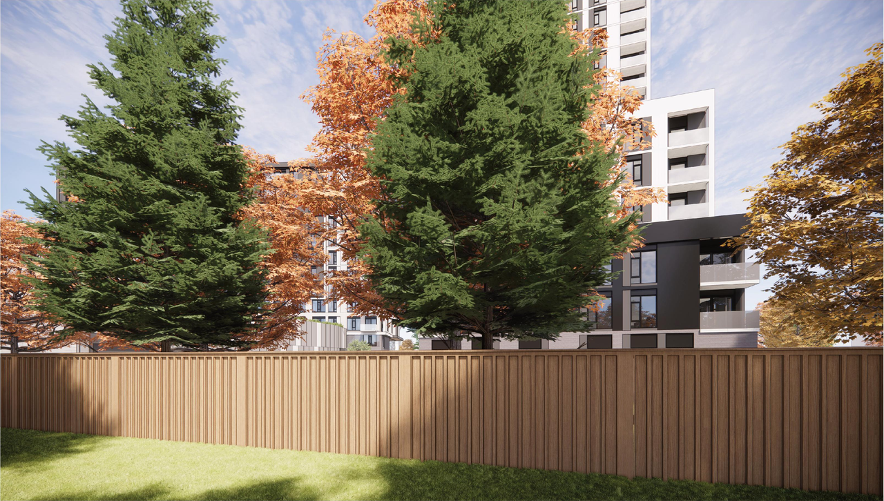 Rendering of building from page 11 of the file '2024-06-18 - Design Brief Revision - D02-02-22-0038'