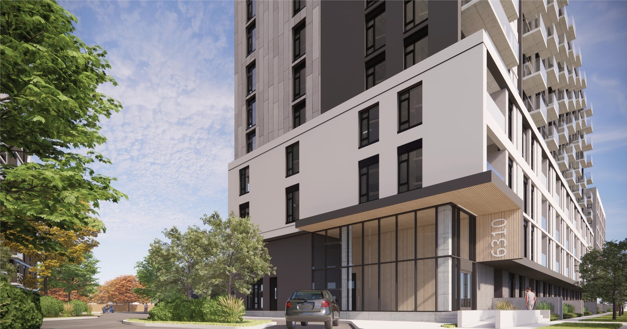 Rendering of building from page 12 of the file '2024-06-18 - Design Brief Revision - D02-02-22-0038'