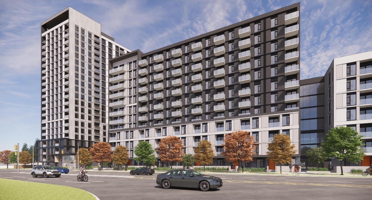 Rendering of building from page 14 of the file '2024-06-18 - Design Brief Revision - D02-02-22-0038'