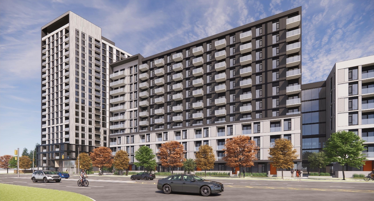 Rendering of building from page 2 of the file '2024-06-18 - Design Brief Revision - D02-02-22-0038'