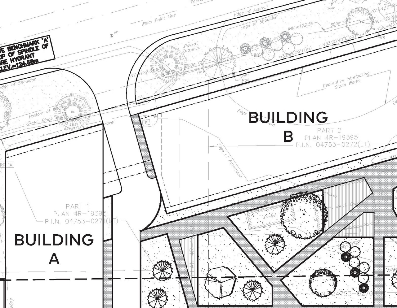 Construction site plan for project from page 29 of the file '2024-06-18 - Design Brief Revision - D02-02-22-0038'