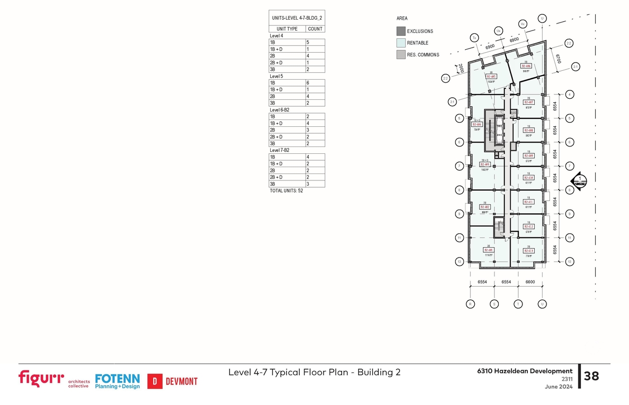 Floor plan for project from page 38 of the file '2024-06-18 - Design Brief Revision - D02-02-22-0038'