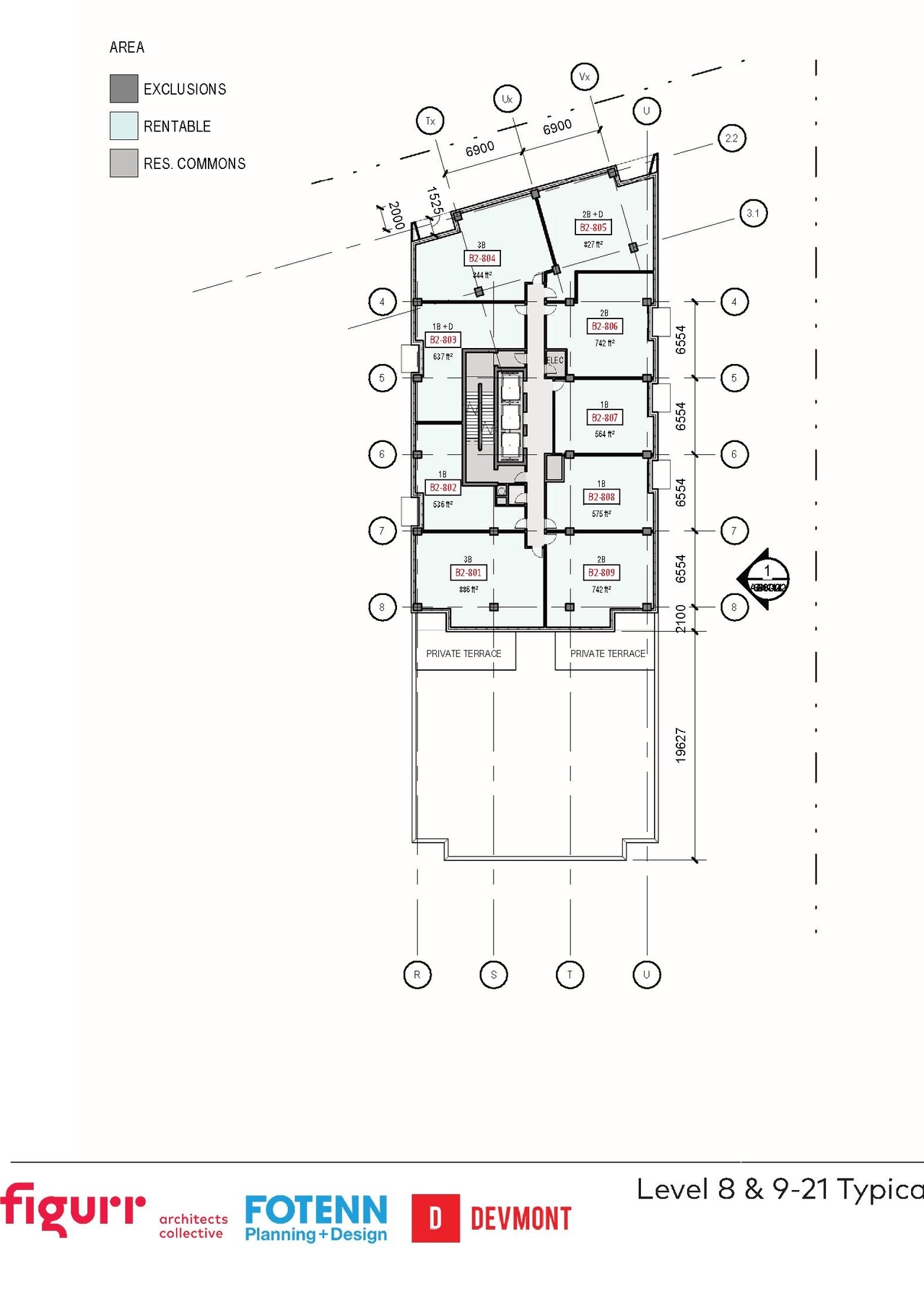 Floor plan for project from page 42 of the file '2024-06-18 - Design Brief Revision - D02-02-22-0038'
