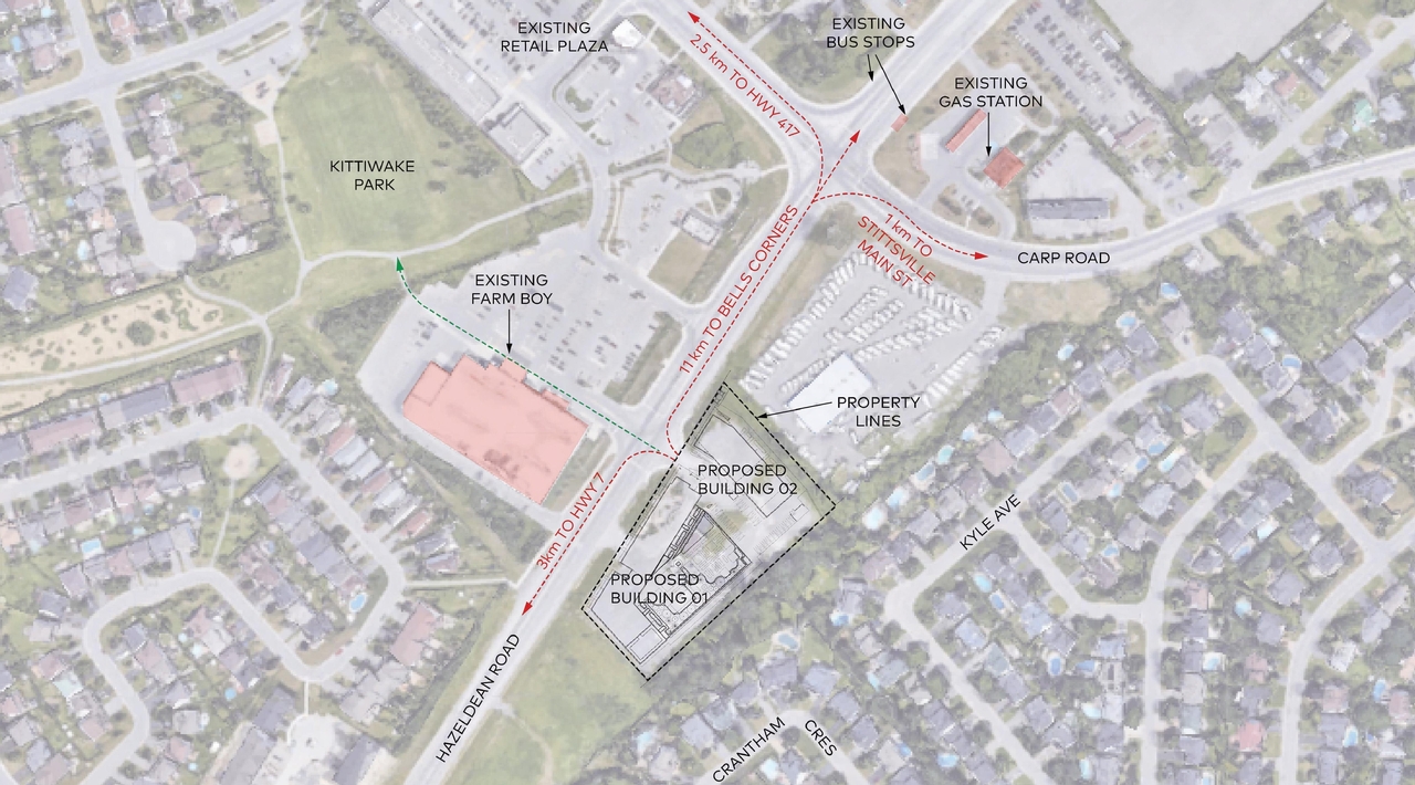 Construction site plan for project from page 47 of the file '2024-06-18 - Design Brief Revision - D02-02-22-0038'