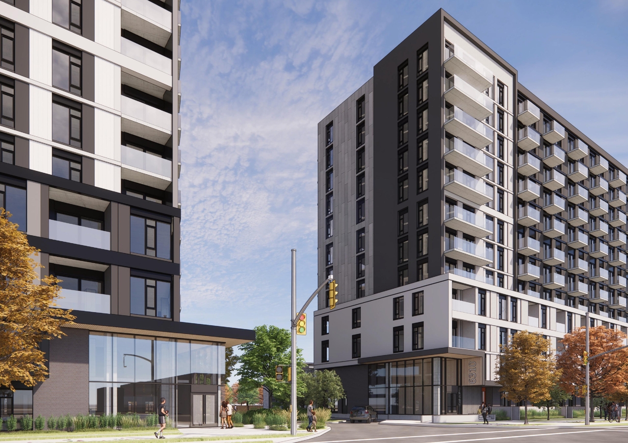 Rendering of building from page 6 of the file '2024-06-18 - Design Brief Revision - D02-02-22-0038'