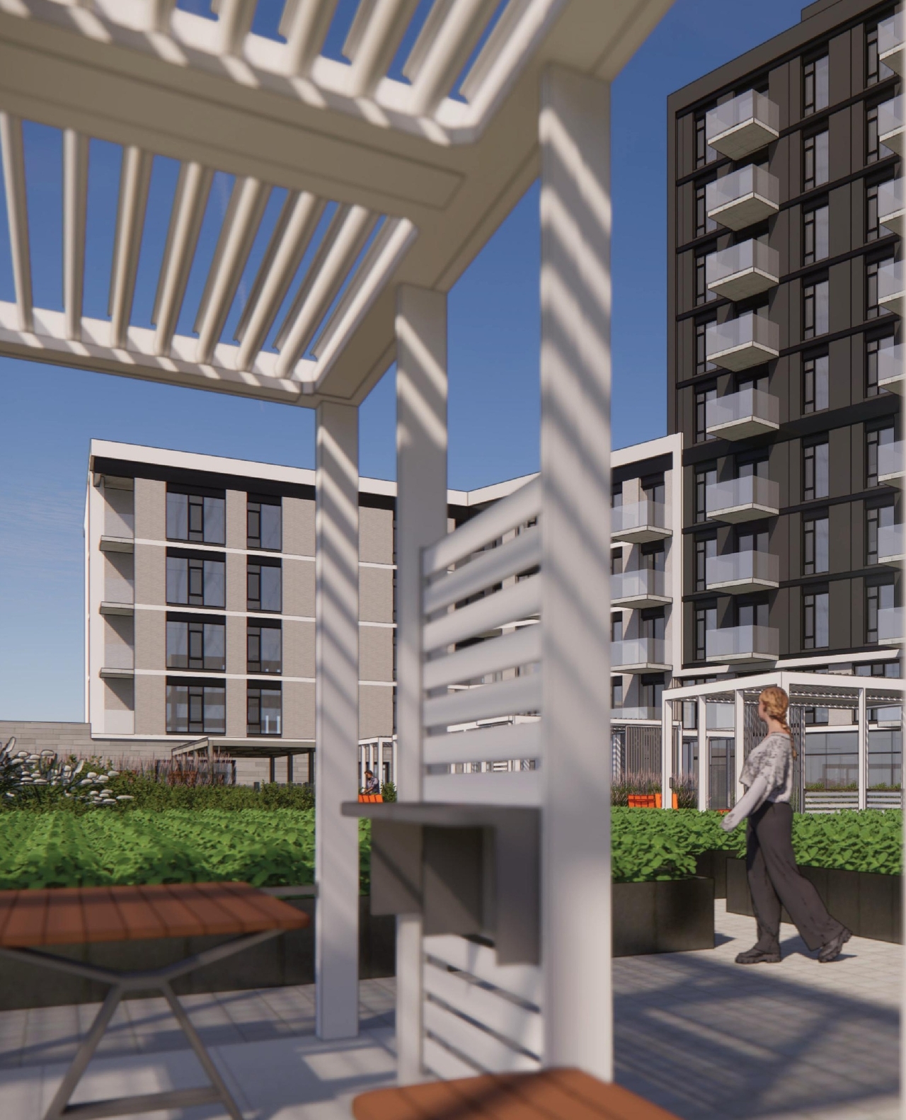 Rendering of building from page 9 of the file '2024-06-18 - Design Brief Revision - D02-02-22-0038'