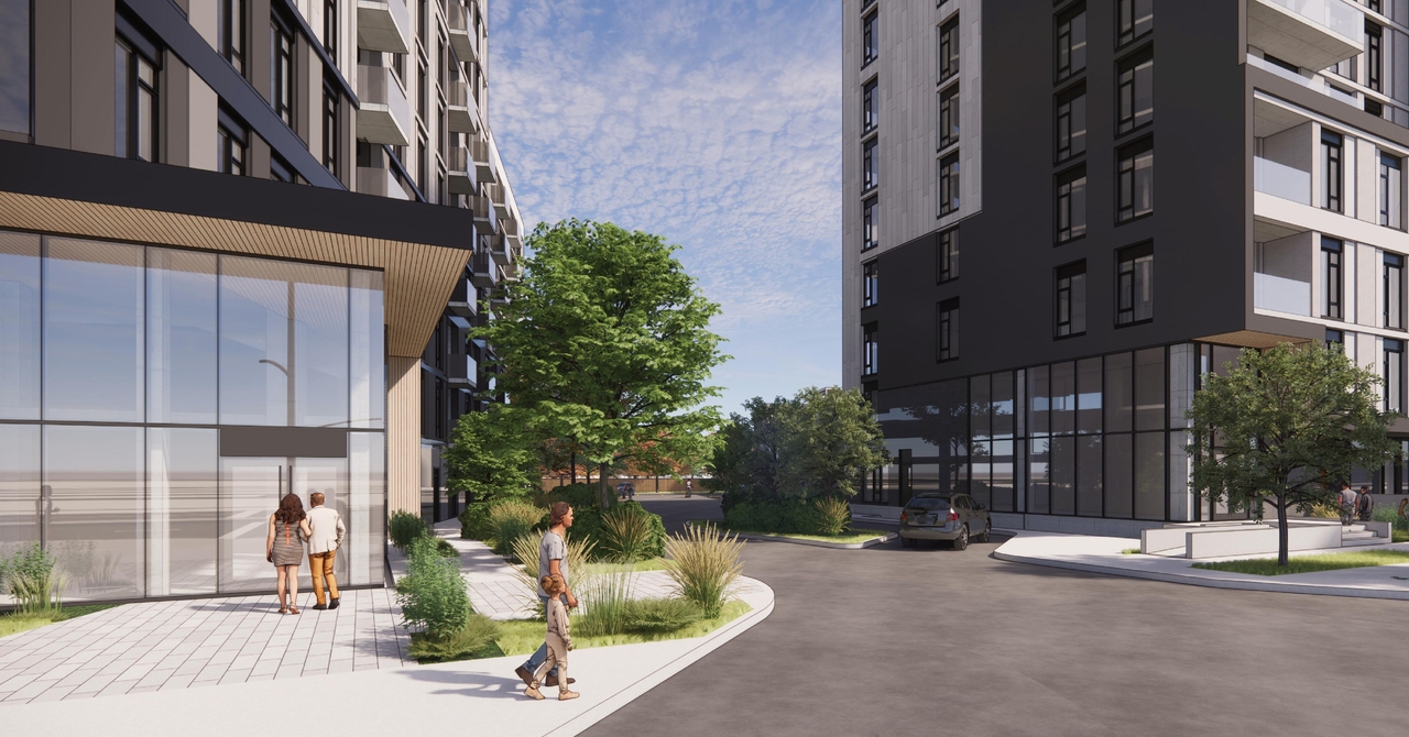 Rendering of building from page 12 of the file '2024-04-17 - Design Brief - D02-02-22-0038'