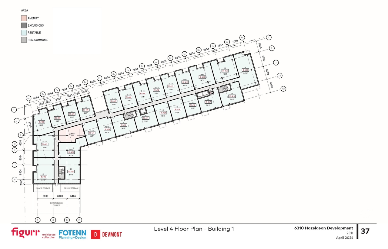Floor plan for project from page 37 of the file '2024-04-17 - Design Brief - D02-02-22-0038'