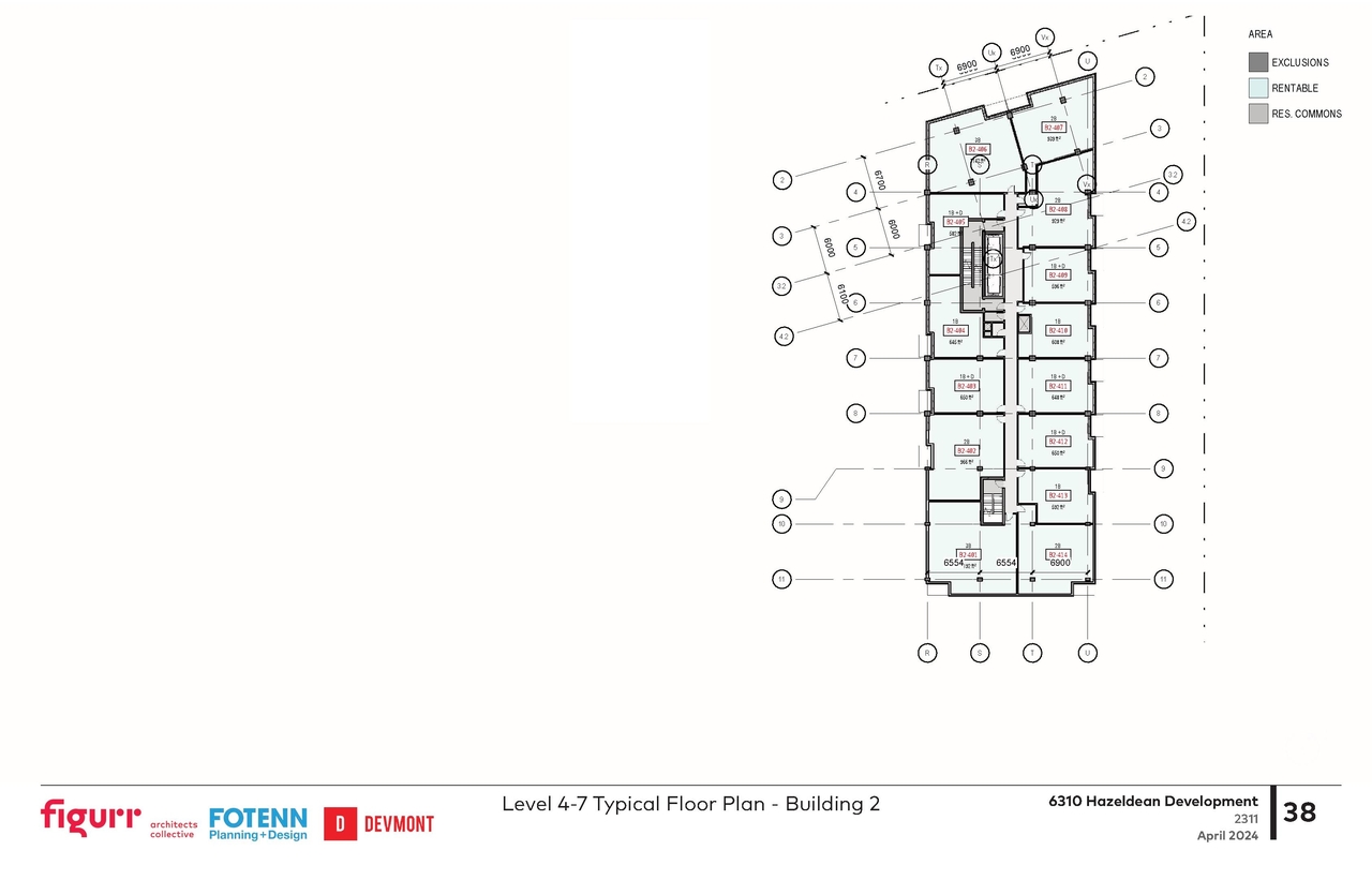 Floor plan for project from page 38 of the file '2024-04-17 - Design Brief - D02-02-22-0038'