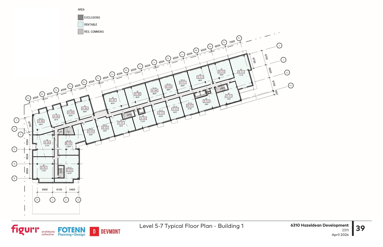 Floor plan for project from page 39 of the file '2024-04-17 - Design Brief - D02-02-22-0038'