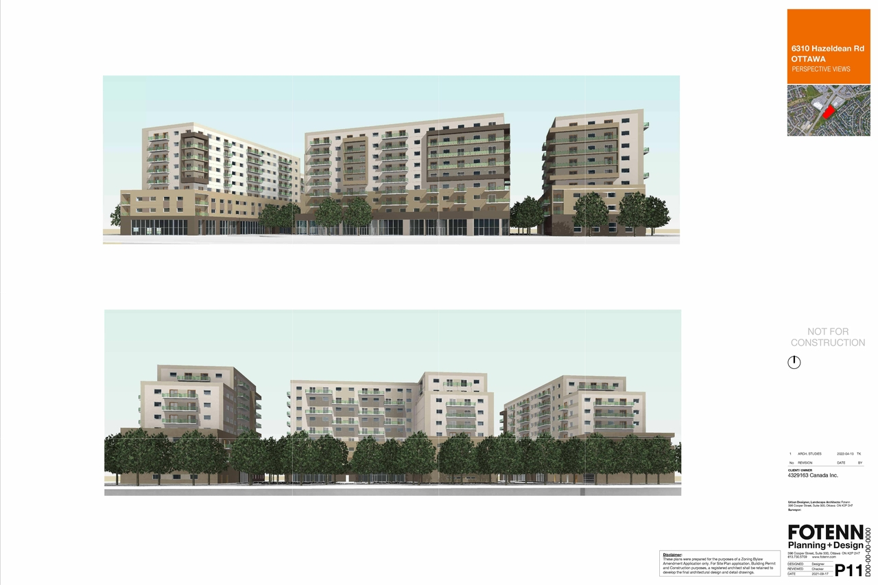 Construction site plan for project from page 11 of the file '2022-04-25 - Concept & Floor & Elevations & Views Plans - D02-02-22-0038'