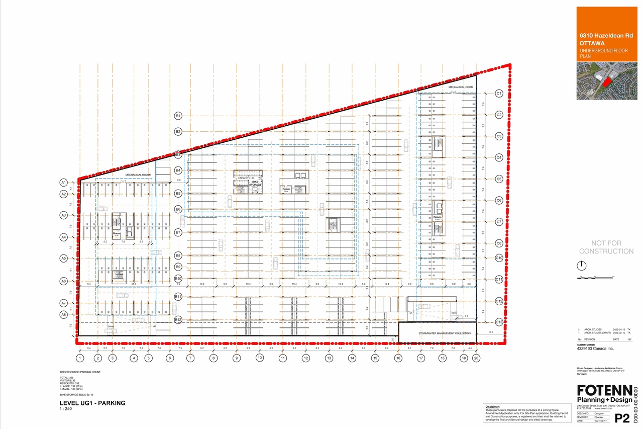 Floor plan for project from page 2 of the file '2022-04-25 - Concept & Floor & Elevations & Views Plans - D02-02-22-0038'