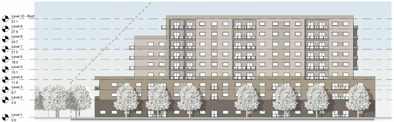 Image from page 9 of the file '2022-04-25 - Concept & Floor & Elevations & Views Plans - D02-02-22-0038'