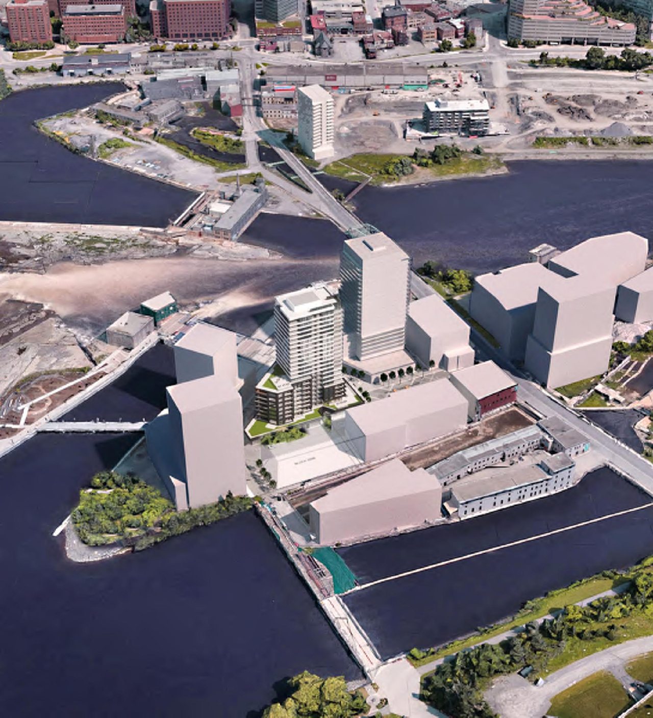 Rendering of building from page 3 of the file '2022-10-03 - Design Brief - D02-02-22-0040'