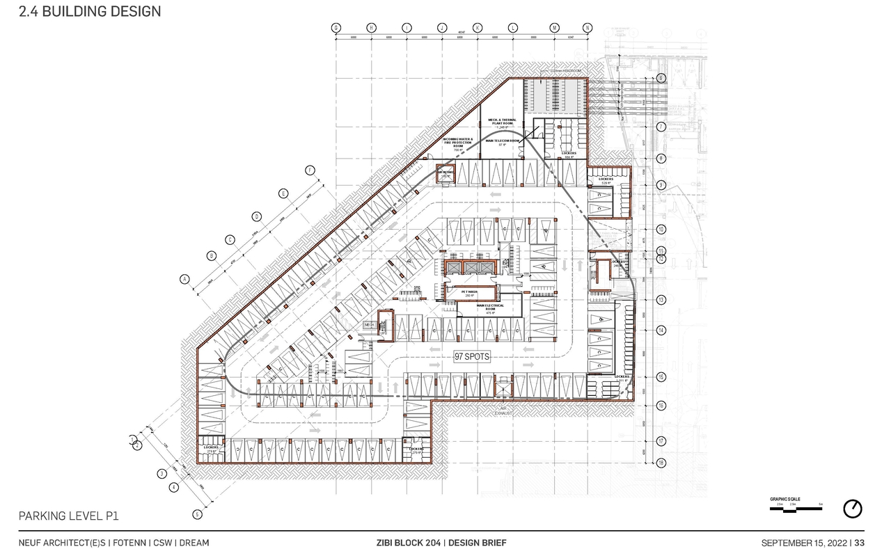 Floor plan for project from page 33 of the file '2022-10-03 - Design Brief - D02-02-22-0040'