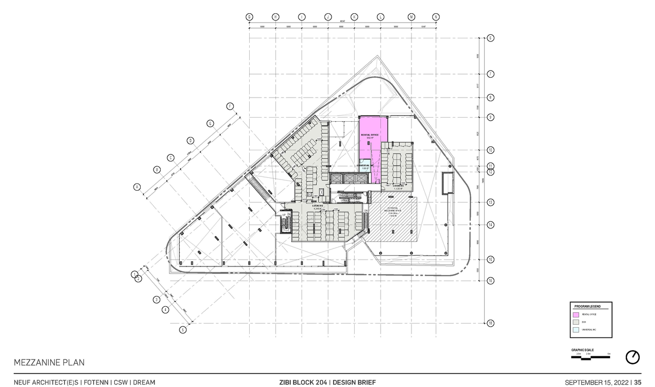 Floor plan for project from page 35 of the file '2022-10-03 - Design Brief - D02-02-22-0040'