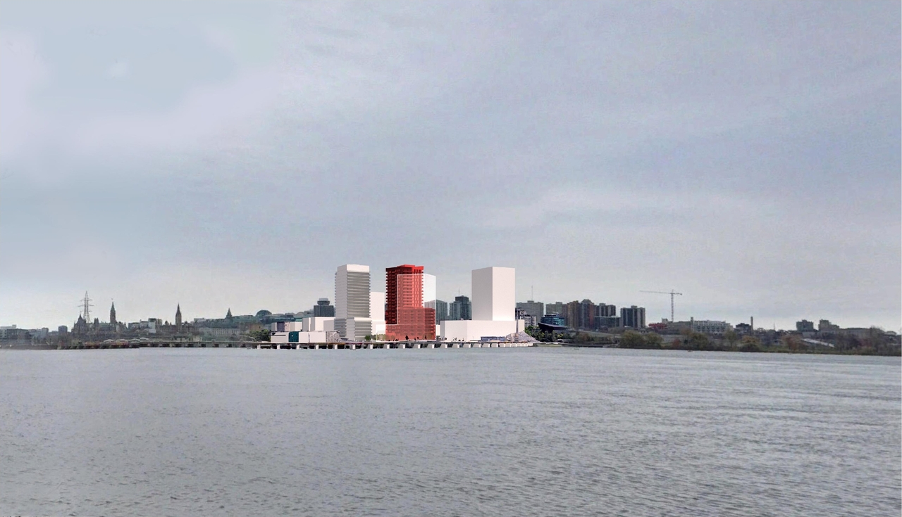 Rendering of building from page 7 of the file '2022-04-27 - Views Study - D02-02-22-0040'