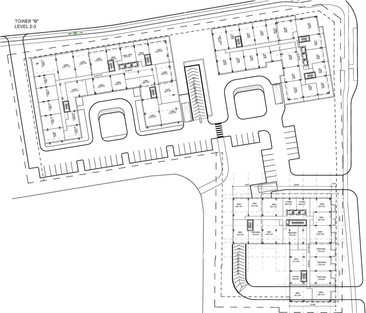 Construction site plan for project from page 1 of the file '2022-05-17 - Floor Plans - D02-02-22-0049'