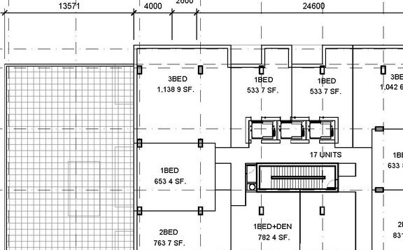 Floor plan for project from page 1 of the file '2022-05-17 - Floor Plans - D02-02-22-0049'