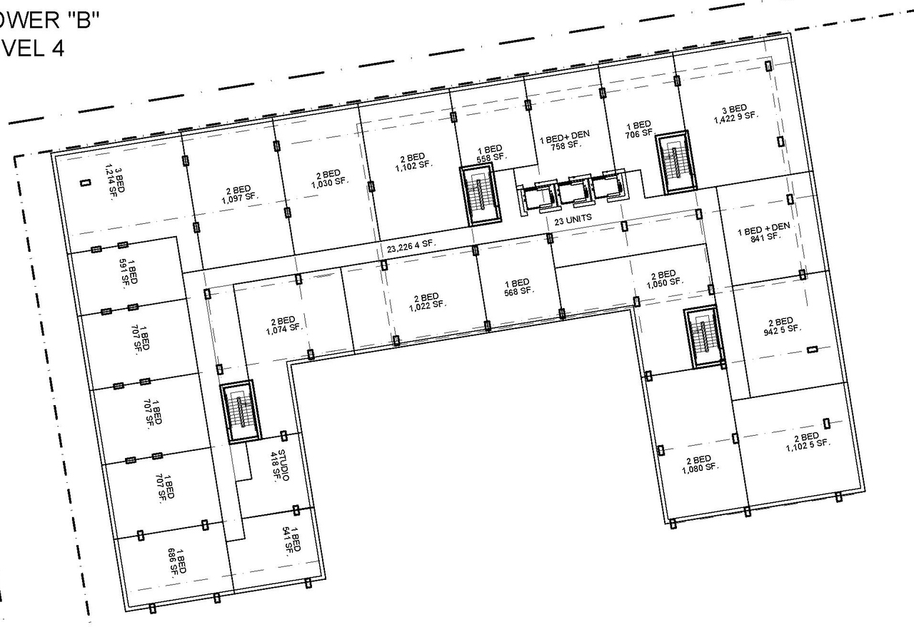 Floor plan for project from page 1 of the file '2022-05-17 - Floor Plans - D02-02-22-0049'