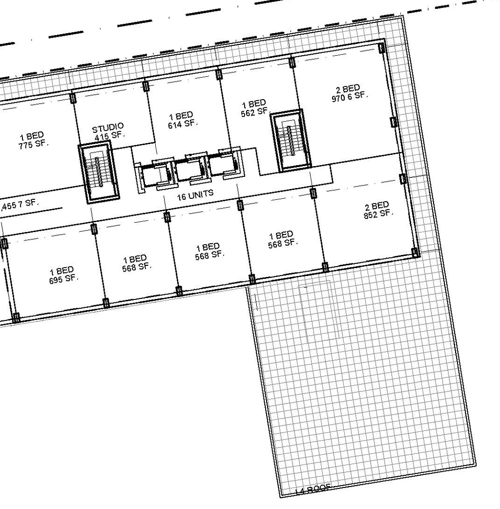 Construction site plan for project from page 2 of the file '2022-05-17 - Floor Plans - D02-02-22-0049'