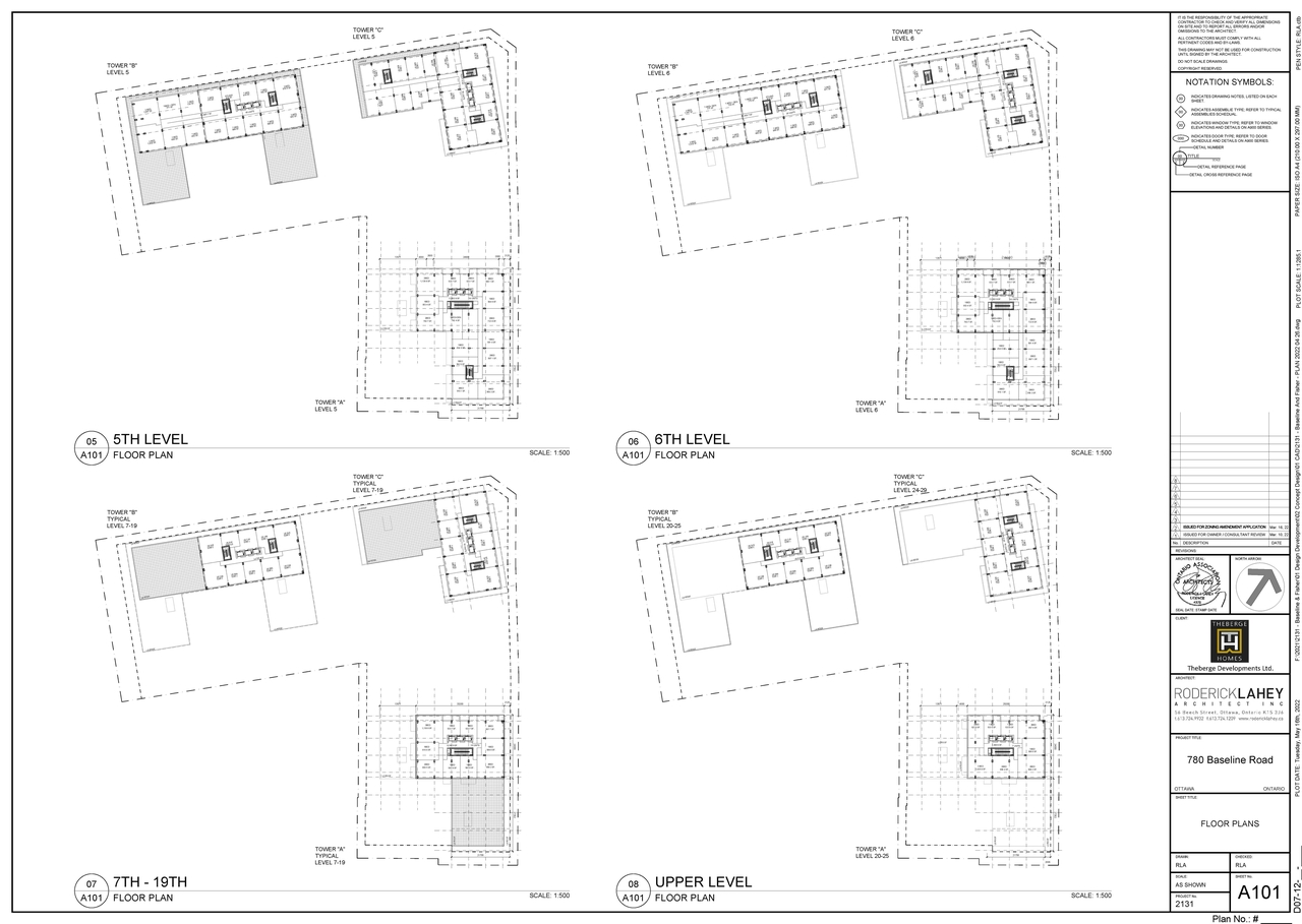 Floor plan for project from page 2 of the file '2022-05-17 - Floor Plans - D02-02-22-0049'