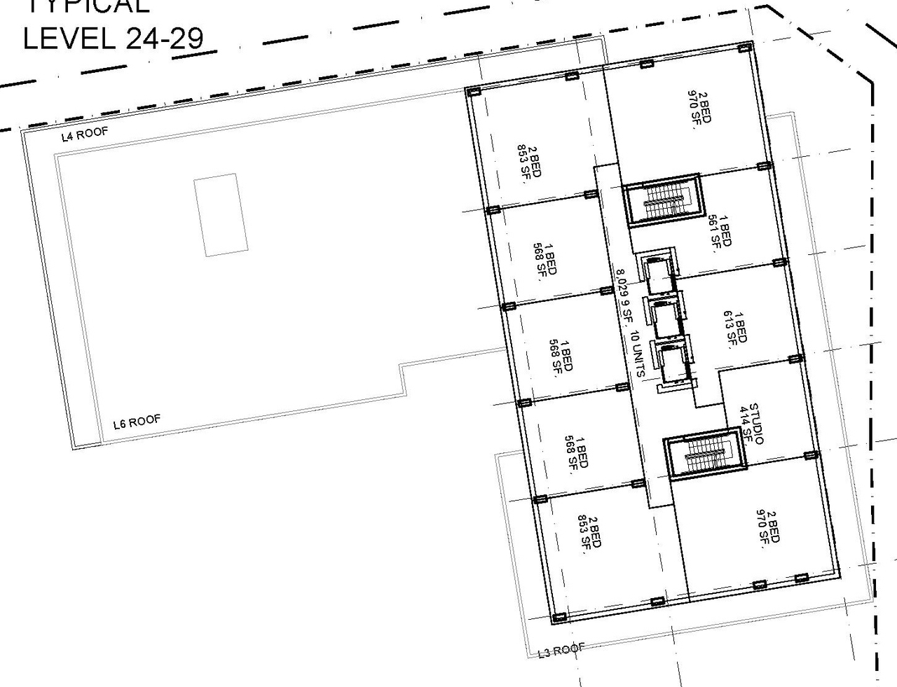 Floor plan for project from page 2 of the file '2022-05-17 - Floor Plans - D02-02-22-0049'