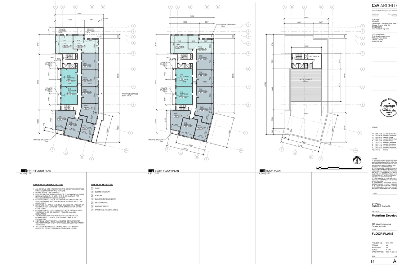 Floor plan for project from page 2 of the file '2022-12-20 - Floor Plans - D02-02-22-0058'