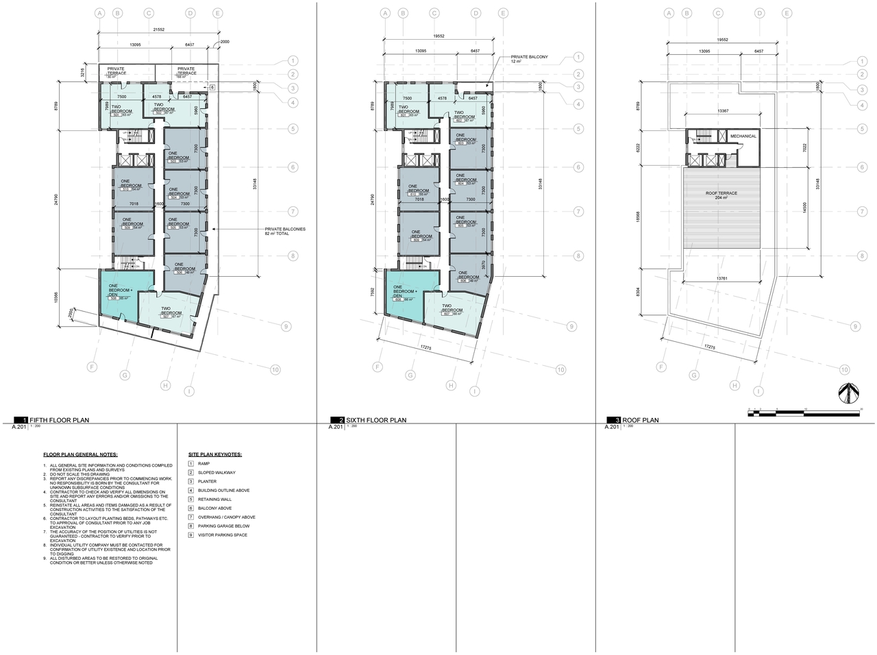 Floor plan for project from page 2 of the file '2023-06-12 - Floor Plans - D02-02-22-0058'