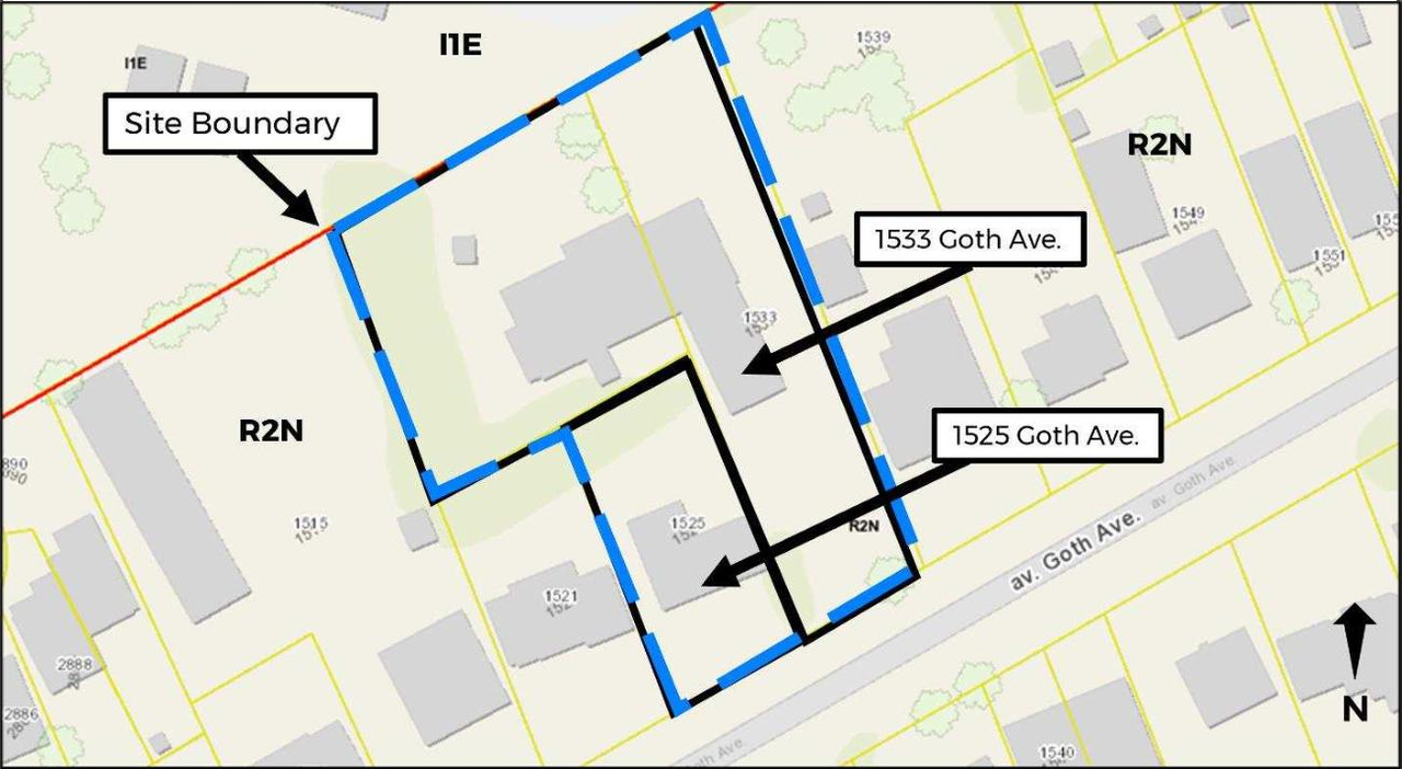 Construction site plan for project from page 34 of the file '2022-06-29 - Planning Rationale & Design Brief - D02-02-22-0059'