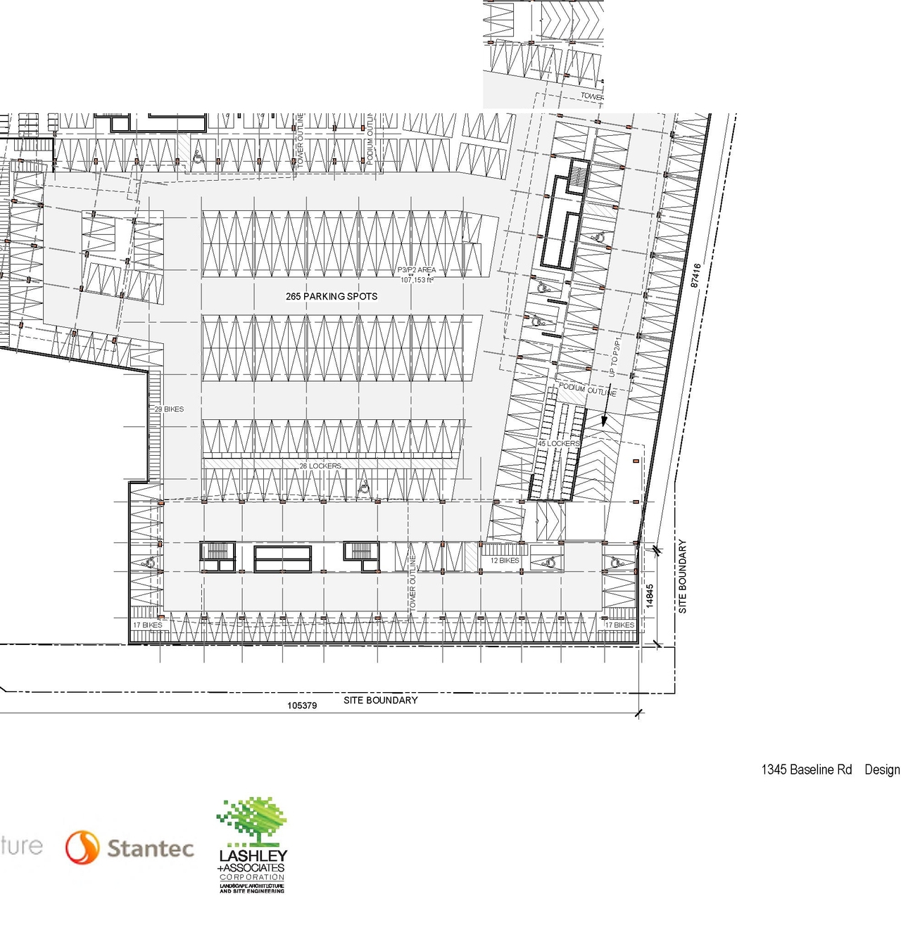 Construction site plan for project from page 18 of the file '2022-07-04 - Design Brief - D02-02-22-0062'