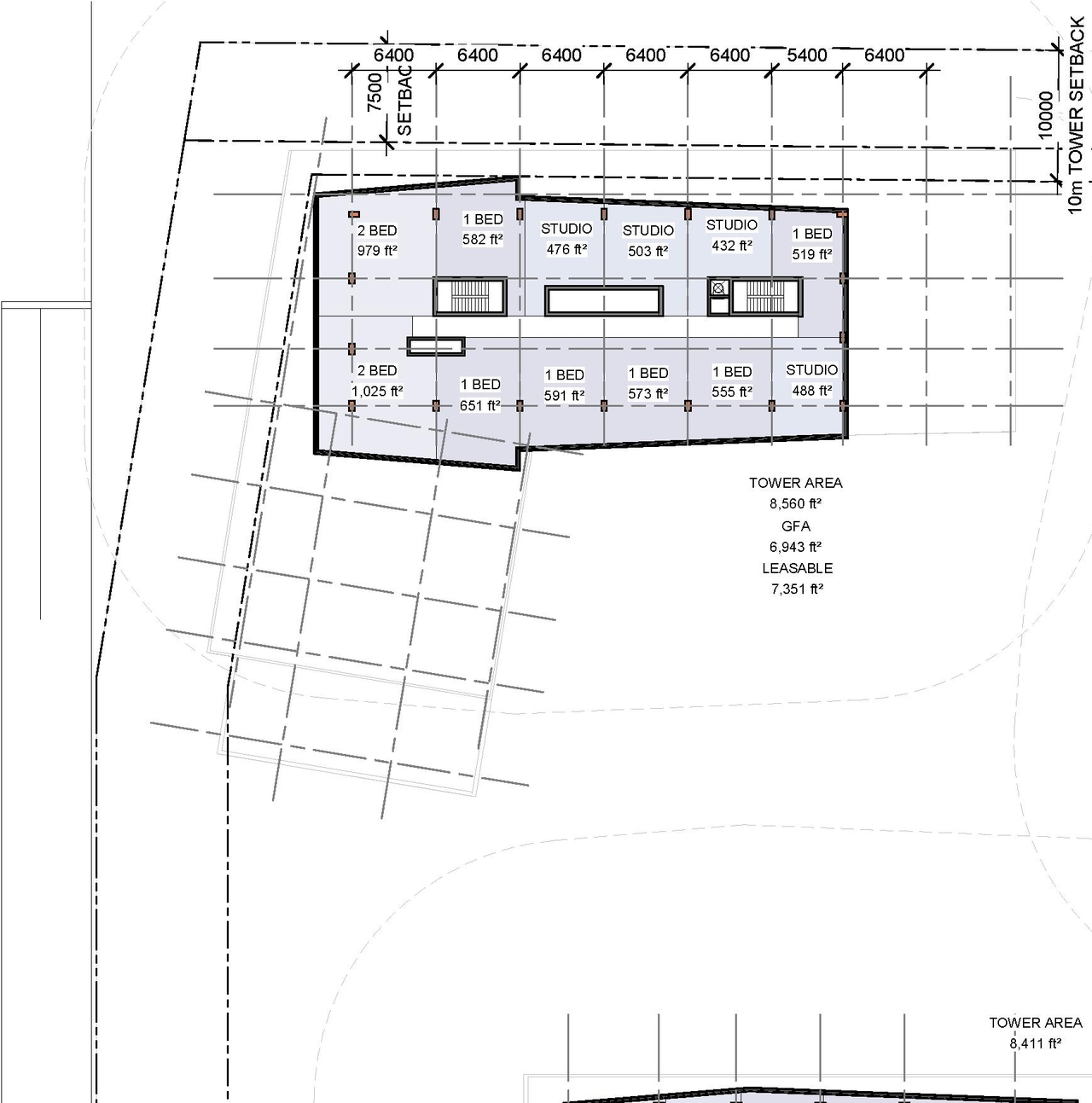 Construction site plan for project from page 23 of the file '2022-07-04 - Design Brief - D02-02-22-0062'