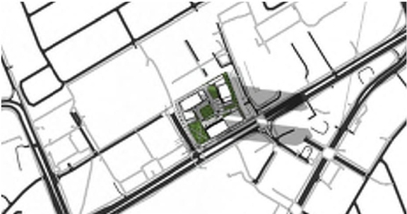 Construction site plan for project from page 47 of the file '2022-07-04 - Design Brief - D02-02-22-0062'