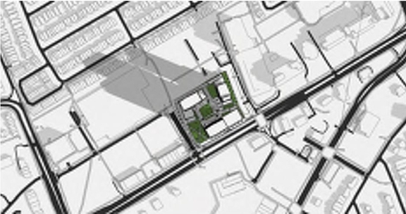 Construction site plan for project from page 48 of the file '2022-07-04 - Design Brief - D02-02-22-0062'