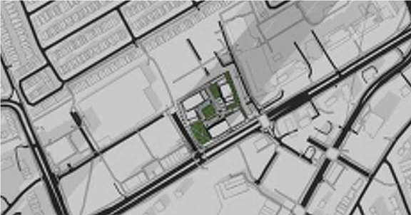 Construction site plan for project from page 49 of the file '2022-07-04 - Design Brief - D02-02-22-0062'