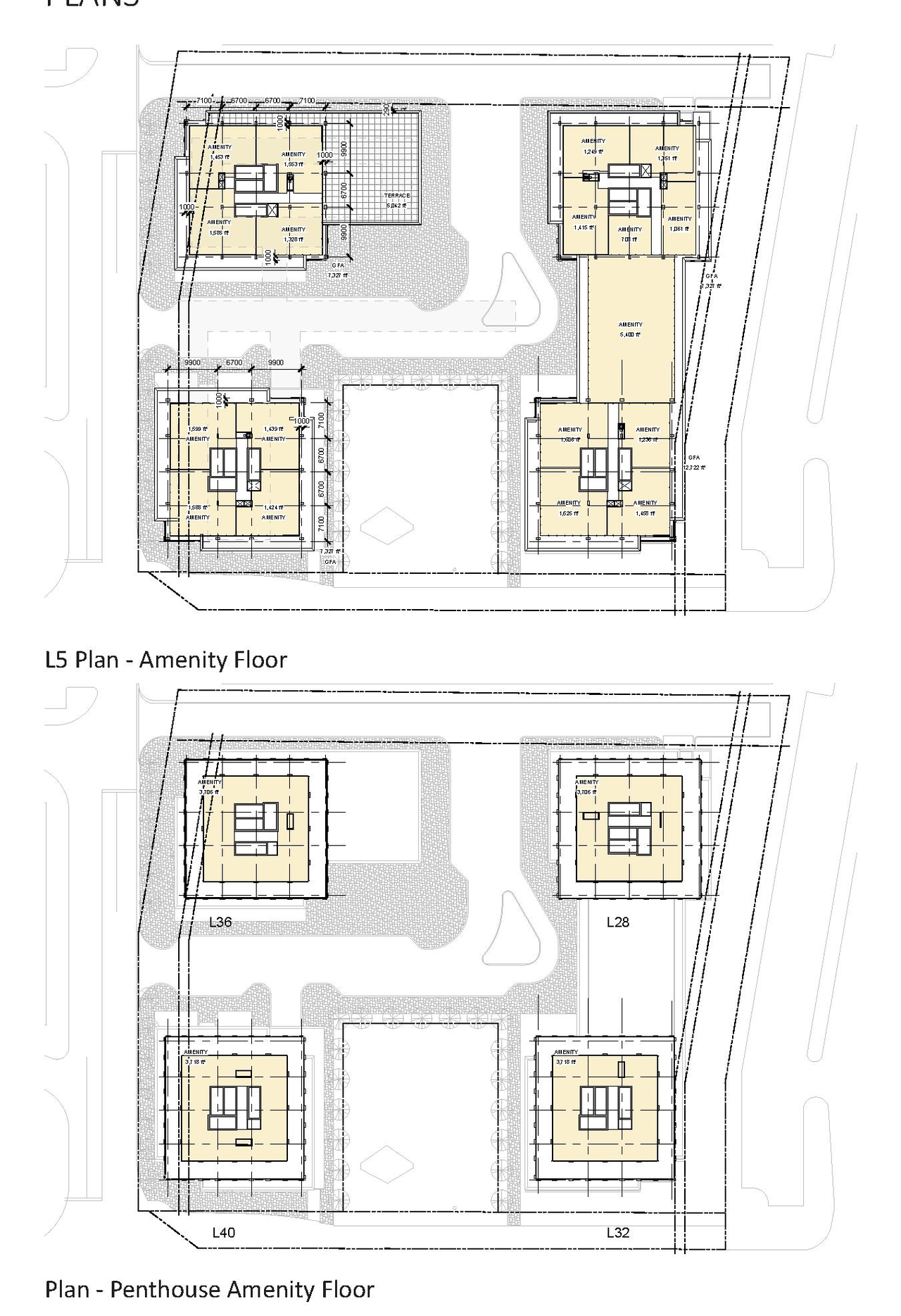 Floor plan for project from page 35 of the file '2026-06-10 - Design Report UDRP - D02-02-22-0062'