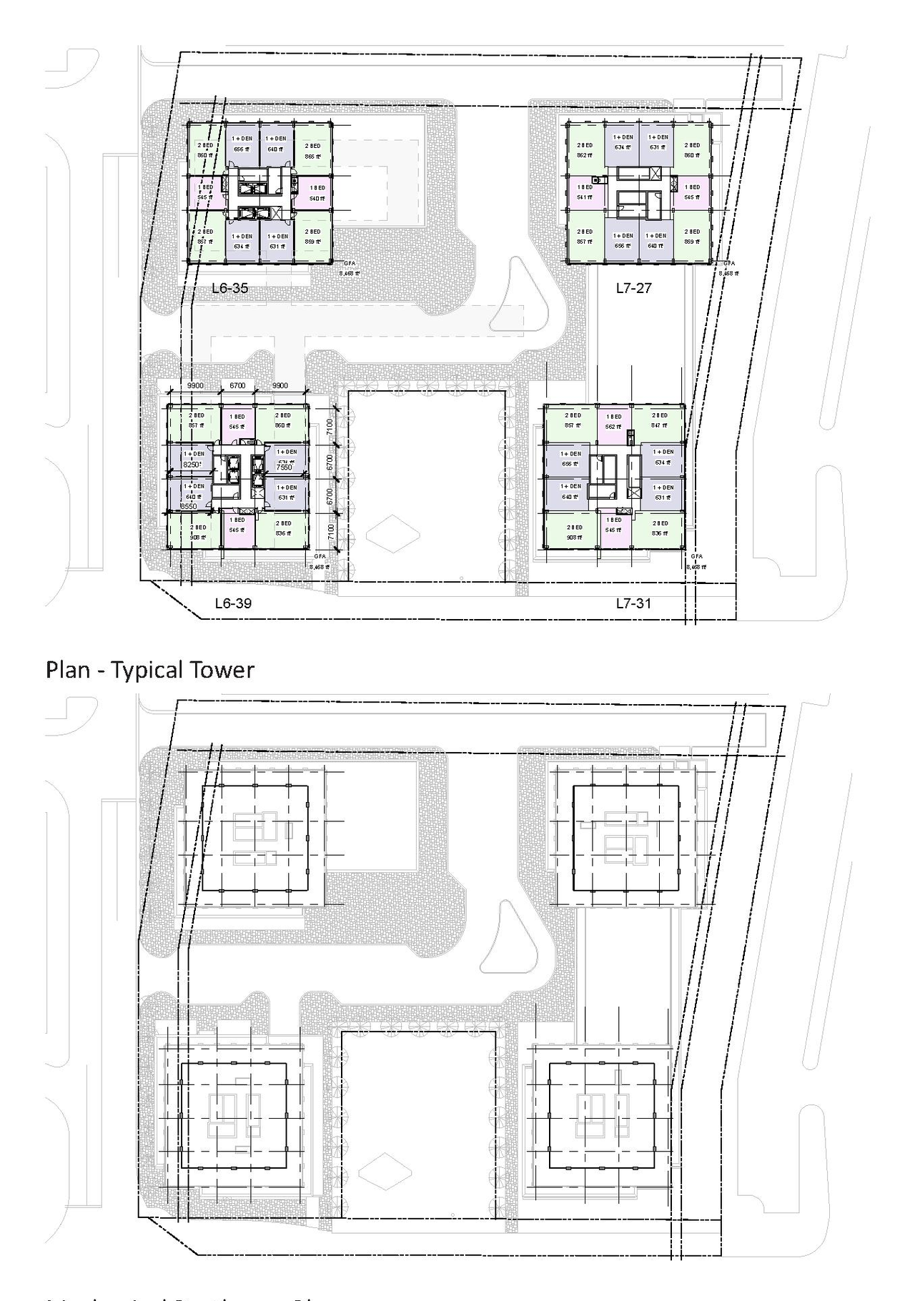 Floor plan for project from page 35 of the file '2026-06-10 - Design Report UDRP - D02-02-22-0062'