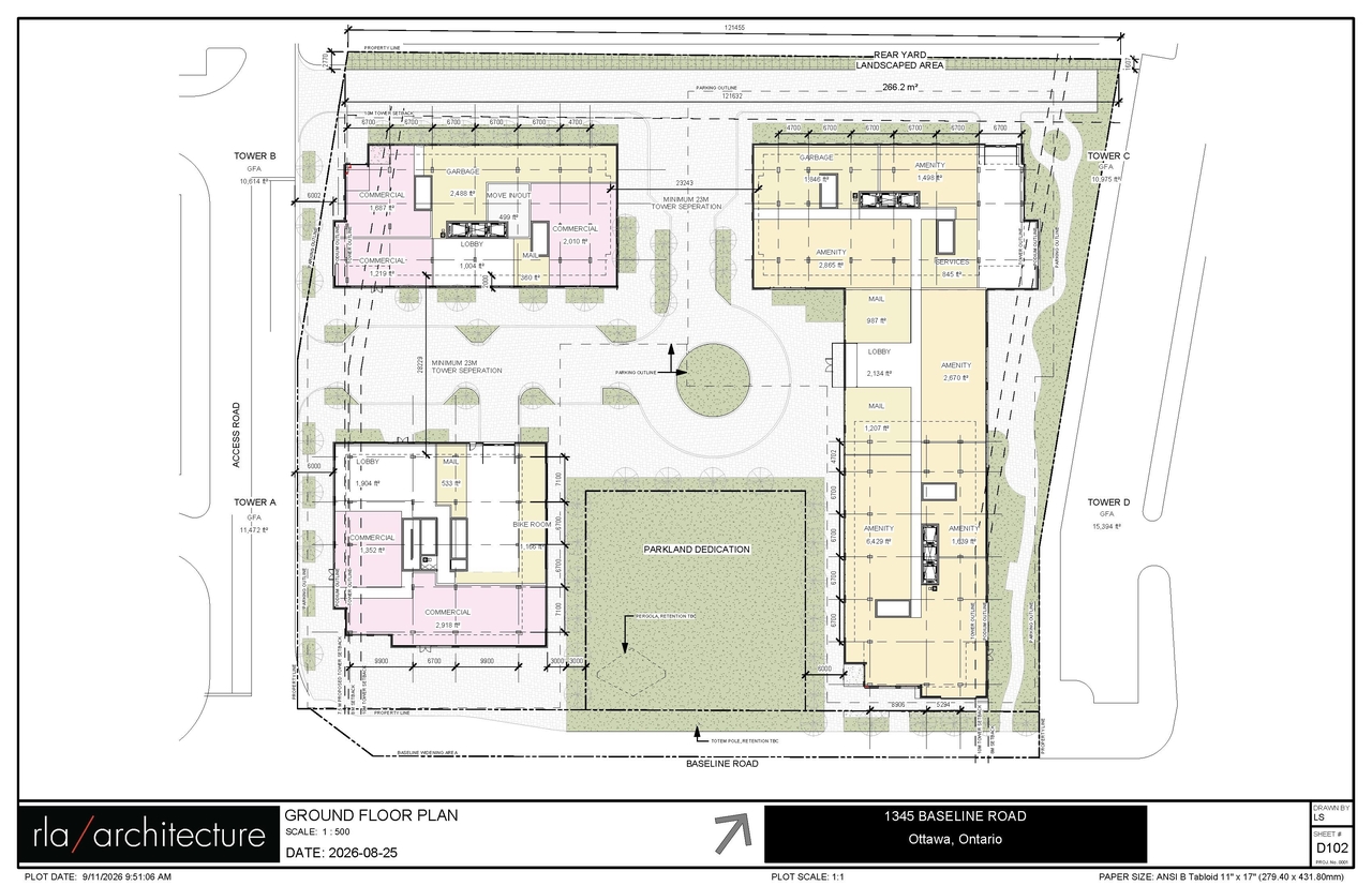 Floor plan for project from page 1 of the file '2026-09-23 - Ground Floor Plan - D02-02-22-0062'