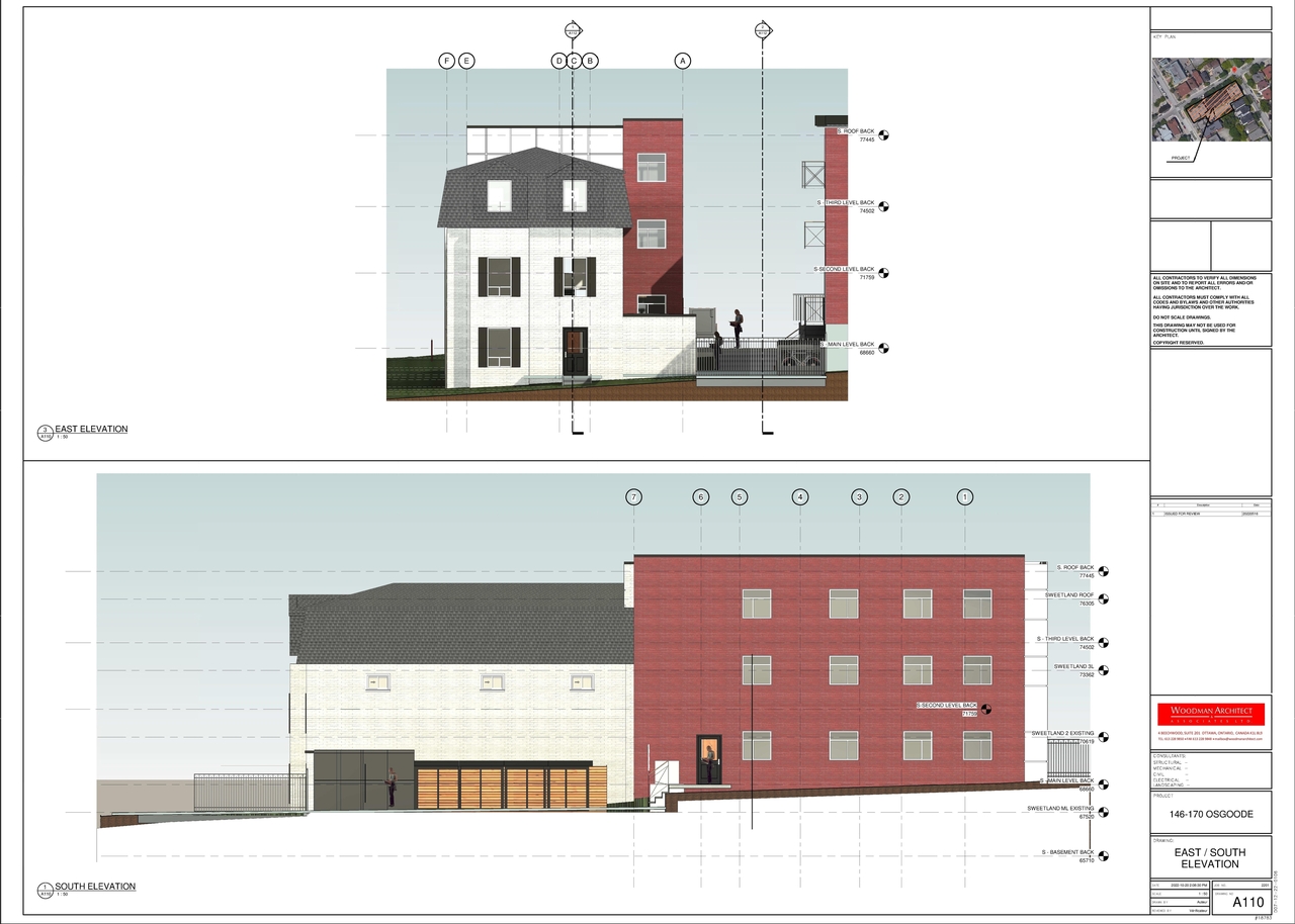 Image from page 3 of the file '2023-02-10 - Floor Plans Elevations - 68 Sweetland Ave 146 Osgoode St - D02-02-22-0067 D07-12-22-'