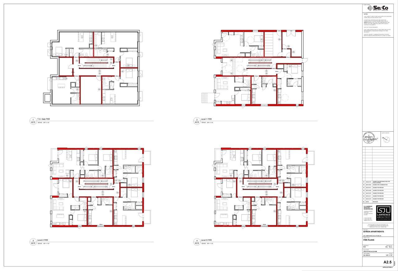 Construction site plan for project from page 8 of the file '2022-07-07 - Site & Elevations & Floor Plans - D02-02-22-0069'