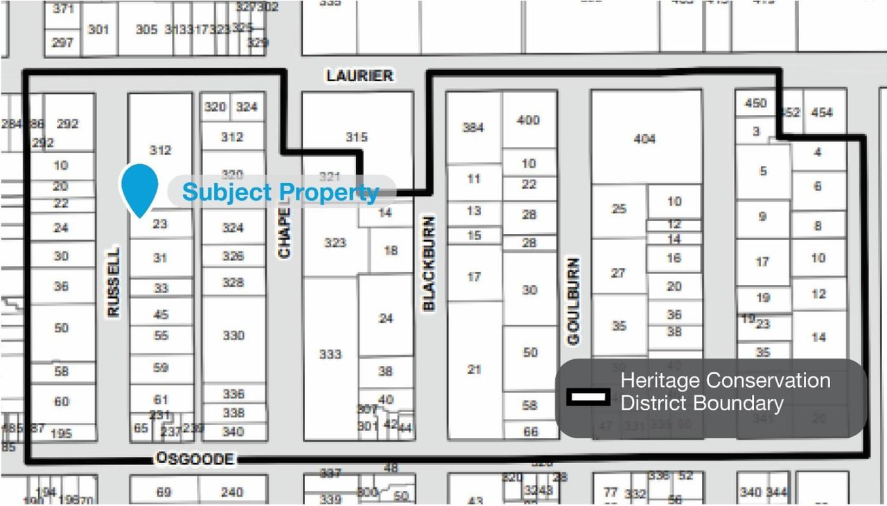 Construction site plan for project from page 35 of the file '2022-08-15 - Planning Rationale & Design Brief - D02-02-22-0076'