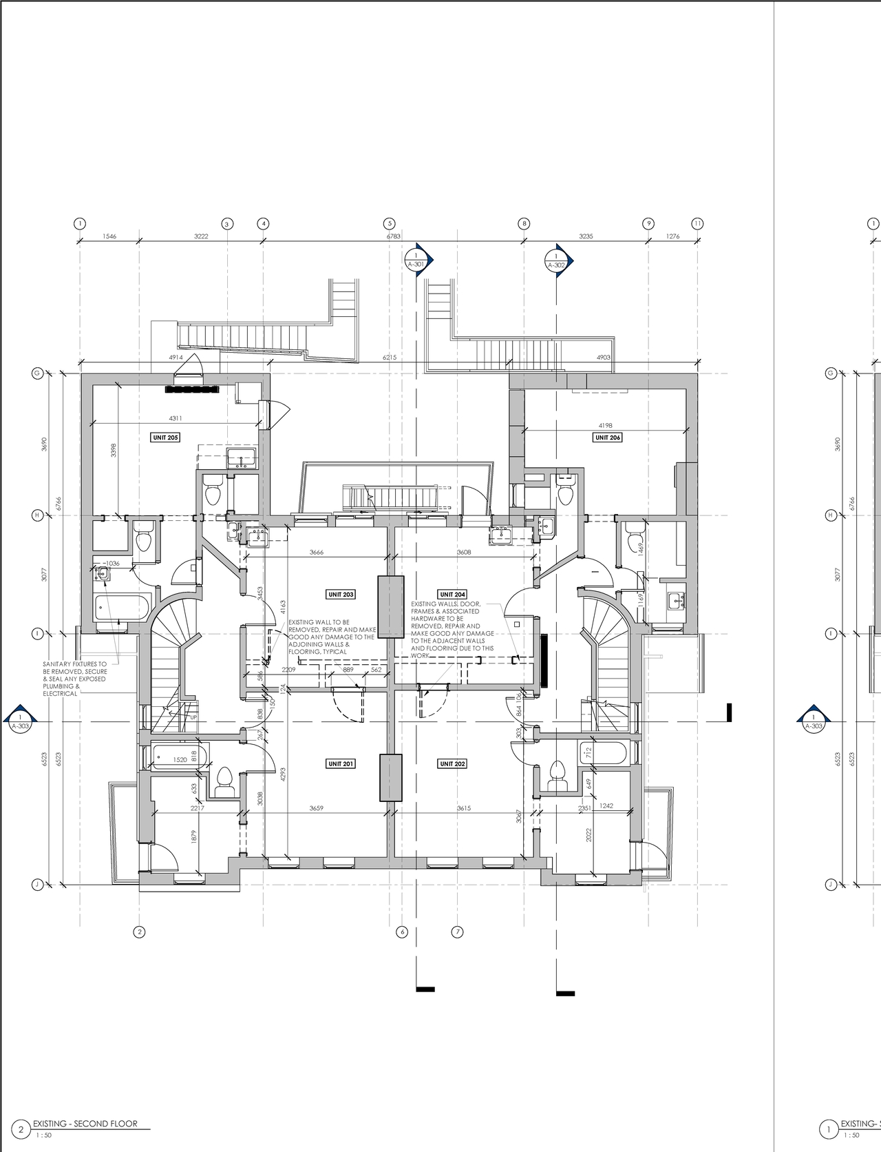 Construction site plan for project from page 3 of the file '2023-04-25 - Floor Plans & Elevations - D02-02-22-0076'