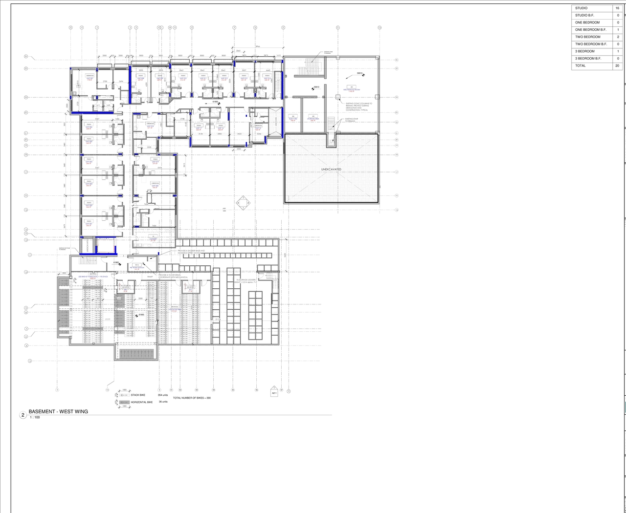 Floor plan for project from page 1 of the file '2023-03-30 - Floor Plans - D02-02-22-0083'