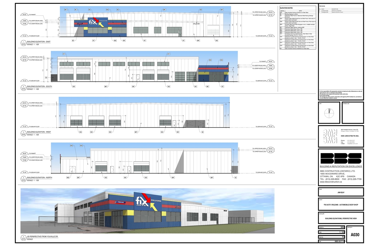 Image from page 1 of the file '2022-08-30 - Building Elevations & Perspective View - D02-02-22-0086'