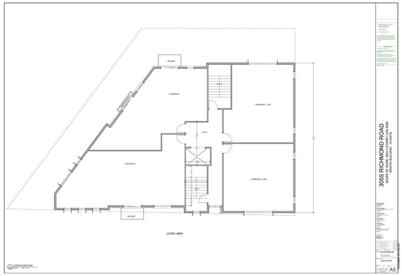 Floor plan for project from page 5 of the file '2023-04-04 - Site Plan, Floor Plans & Elevations - D02-02-22-0090'